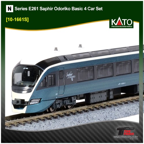KATO 10-1661S Series E261 Saphir Odoriko Basic 4 Car Set