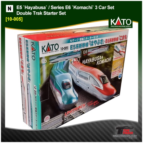 KATO 10-005 E5 `Hayabusa` / Series E6 `Komachi` 3 Car Set  Double Trak Starter Set