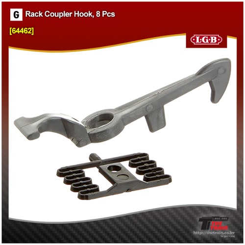 L64462 Rack Coupler Hook, 8 Pcs