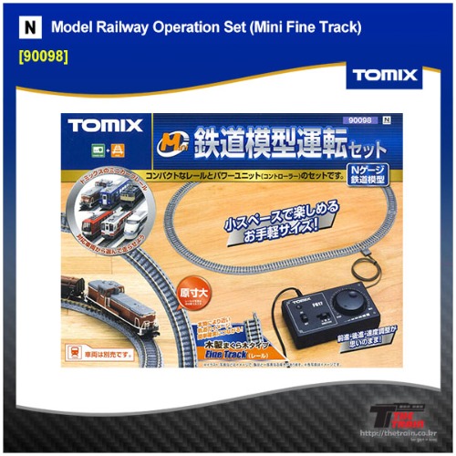 TOMIX 90098 Model Railway Operation Set (Mini Fine Track)