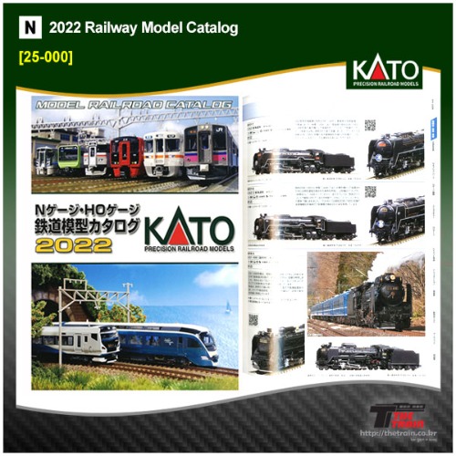 KATO 25-000 2022 Railway Model Catalog