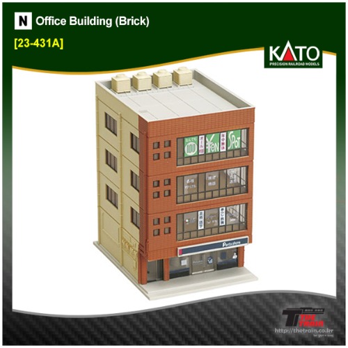 KATO 23-431A Office Building (Brick)