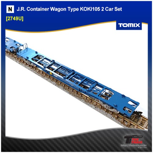TOMIX 2749U J.R. Container Wagon Type KOKI105 2Car Set (중고)