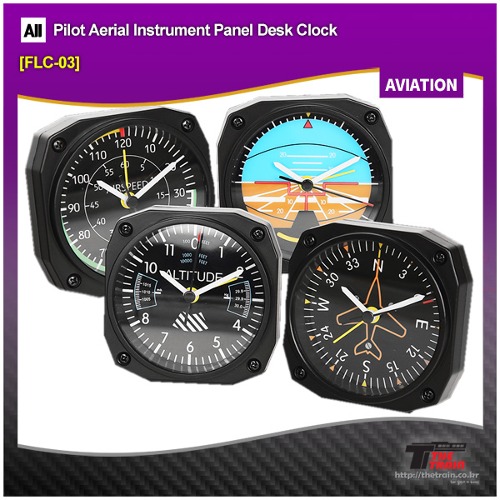 FLC-03 Pilot Aerial Instrument Panel Desk Clock