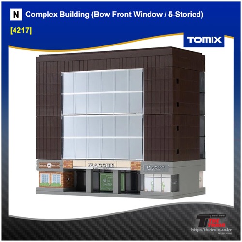 TOMIX 4217 Complex Building (Bow Front Window / 5-Storied)