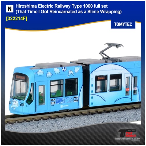 TOMYTEC 322214F Hiroshima Electric Railway Type 1000 (That Time I Got Reincarnated as a Slime Wrapping)