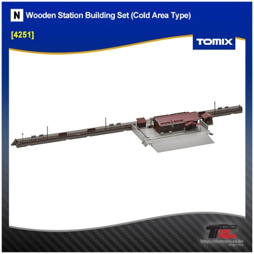 TOMIX 4251 Wooden Station Building Set (Cold Area Type)