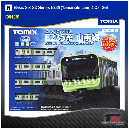 TOMIX 90189 Basic Set SD Series E235 (Yamanote Line) 4 Car Set