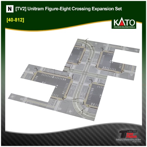 KATO 40-812 [TV2] Unitram Figure-Eight Crossing Expansion Set