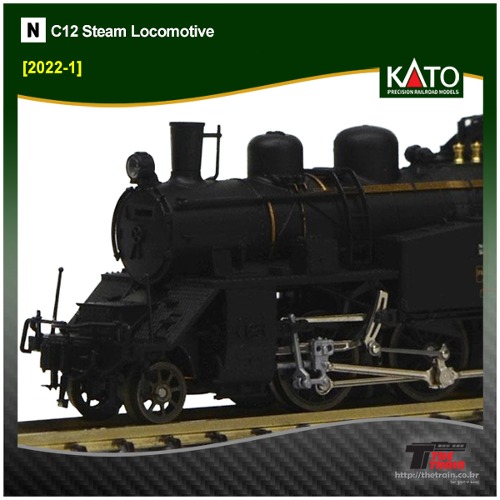KATO 2022-1 C12 Steam Locomotive