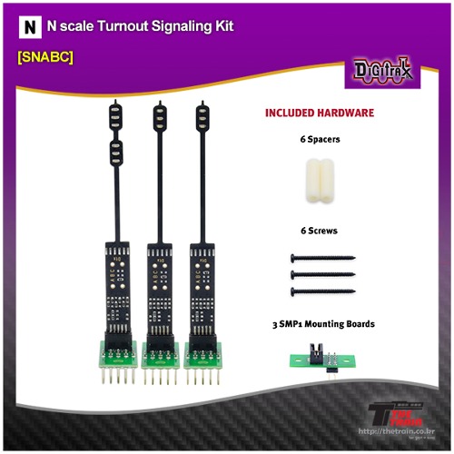 Digitrax SNABC N scale Turnout Signaling Kit