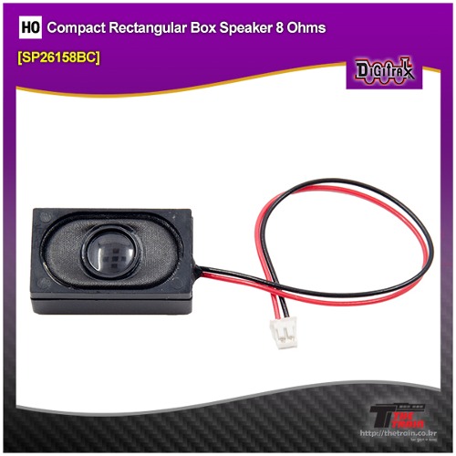 Digitrax SP26158BC Compact Rectangular Box Speaker 8 Ohms