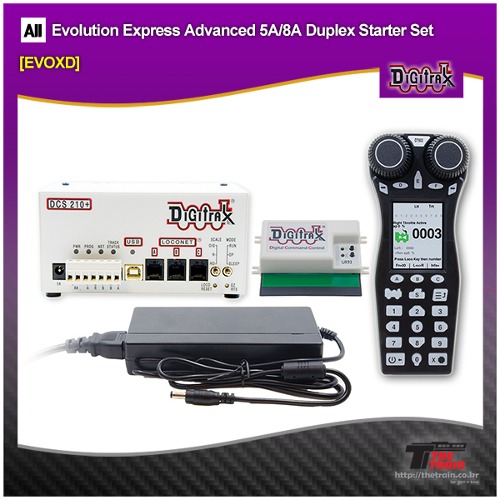 Digitrax EVOXD Evolution Express Advanced 5A/8A Duplex Starter Set