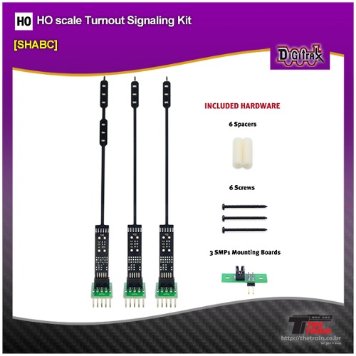 Digitrax SHABC HO scale Turnout Signaling Kit