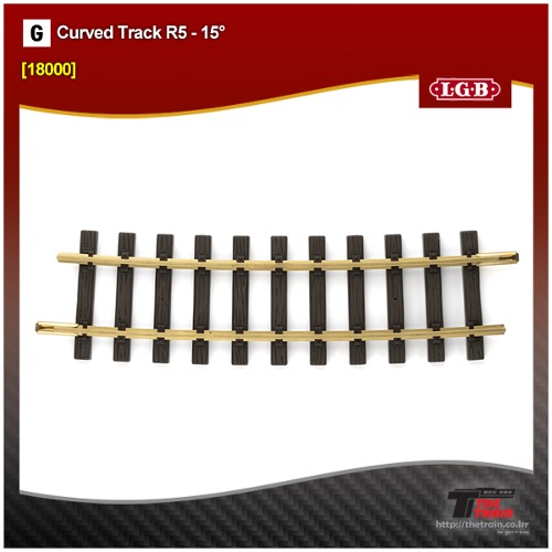L18000 Curved Track - R5 15°