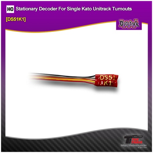 Digitrax DS51K1 Stationary Decoder For Single Kato Unitrack Turnouts