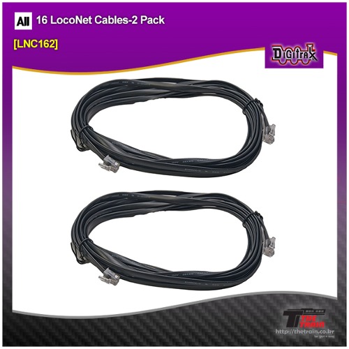 Digitrax LNC162 16 LocoNet Cables 2 Pack