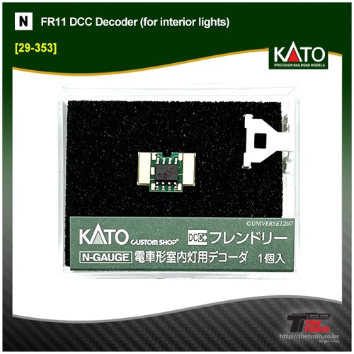 KATO 29-353 FR11 DCC Decoder (for interior lights)
