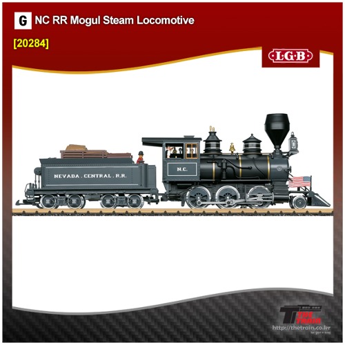 L20284 NC RR Mogul Steam Locomotive