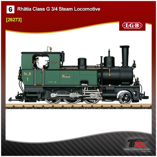 L26273 Rhätia Class G 3/4 Steam Locomotive (Green)