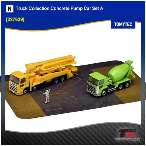 TOMYTEC 327639 Truck Collection Concrete Pump Car Set A