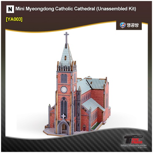 YG YA003 Mini Myeongdong Catholic Cathedral (Unassembled Kit)