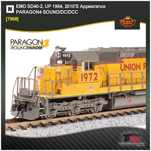 Broadway Limited 7968 EMD SD40-2, UP 1984, 2010&#039;S Appearance PARAGON4 SOUND/DC/DCC