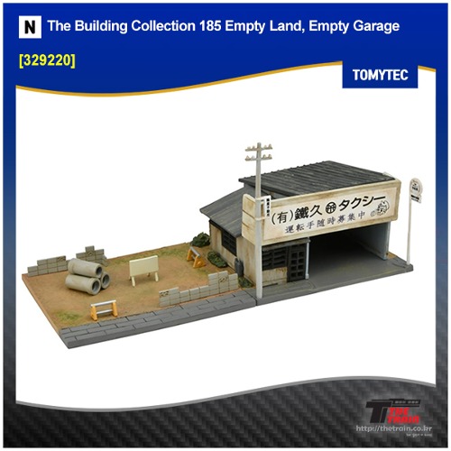 TOMYTEC 329220 The Building Collection 185 Empty Land, Empty Garage