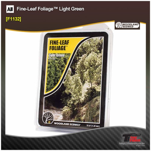 Woodland Scenics F1132 Fine-Leaf Foliage Light Green