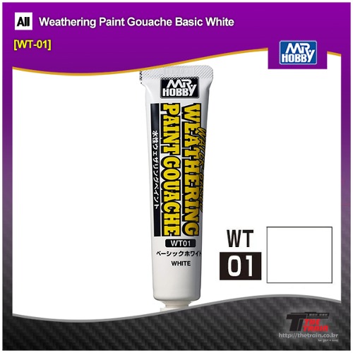MR WT-01 Weathering Paint Gouache Basic White