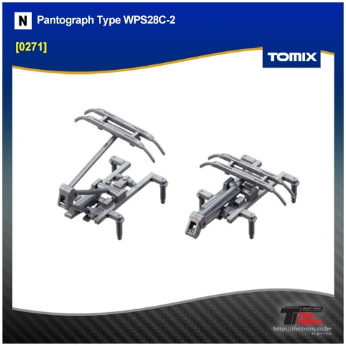 TOMIX 0271 Pantograph Type WPS28C-2 2 Pcs