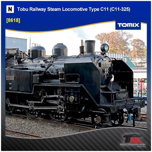 TOMIX 8618 Tobu Railway Steam Locomotive Type C11 (C11-325)