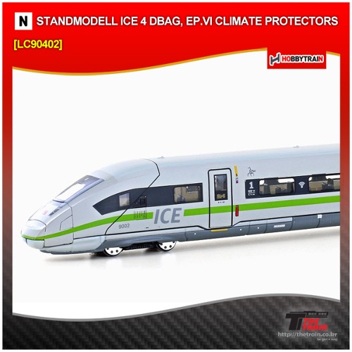 HOBBYTRAIN LC90402 STANDMODELL ICE 4 DBAG, EP.VI Climate Protectors Green Stripe