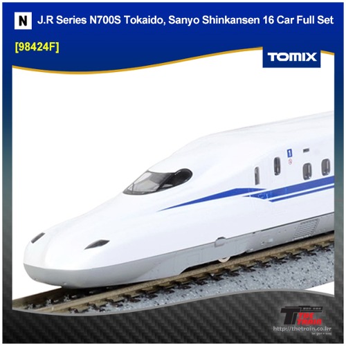 TOMIX 98424F J.R. Series N700S Tokaido Shinkansen 16 Car Full Set