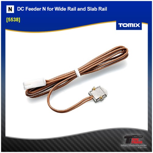 TOMIX 5538 DC Feeder N for Wide Rail and Slab Rail