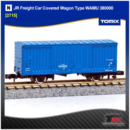 TOMIX 2715 JR Freight Car Covered Wagon Type WAMU 380000