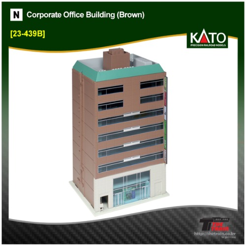 KATO 23-439B Corporate Office Building (Brown)