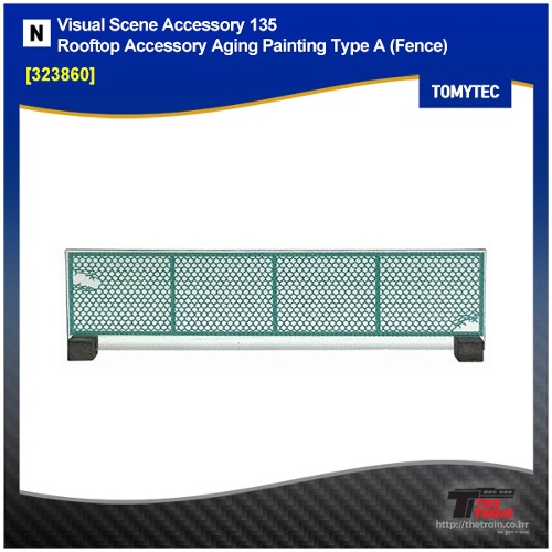 TOMYTEC 323860 Visual Scene Accessory 135 Rooftop Accessory Aging Painting Type A (Fence)