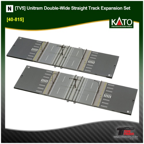 KATO 40-815 TV5 Unitram Double-Wide Straight Track Expansion Set