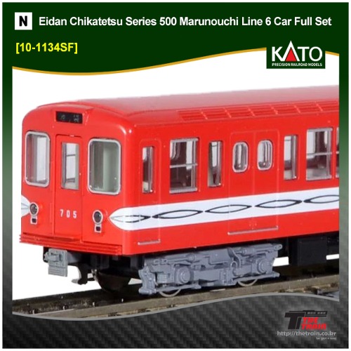 KATO 10-1134SF Eidan Chikatetsu Series 500 Marunouchi Line 6 Car Full Set